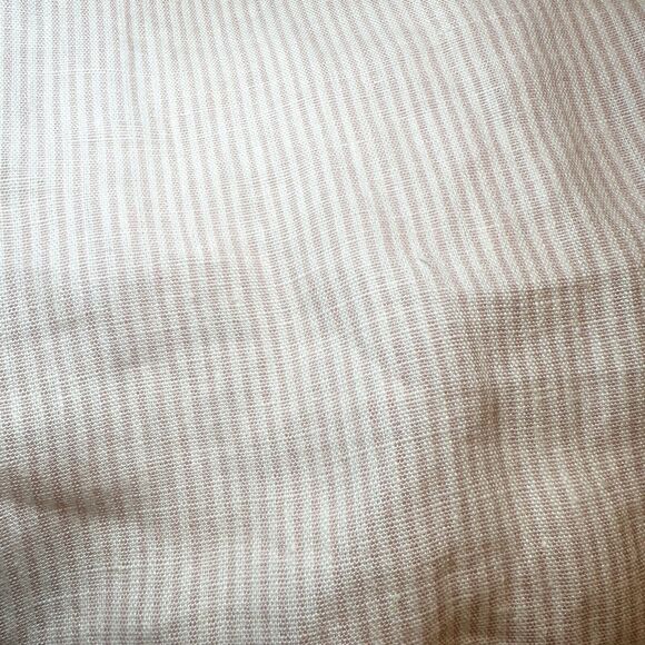 Lauren Ralph Lauren Linen Pink Stripe Pants Women's PETITE Size 6P Pocket Chic - Picture 3 of 4